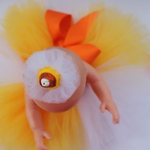 Custom Candy Corn Inspired Tulle Tutu